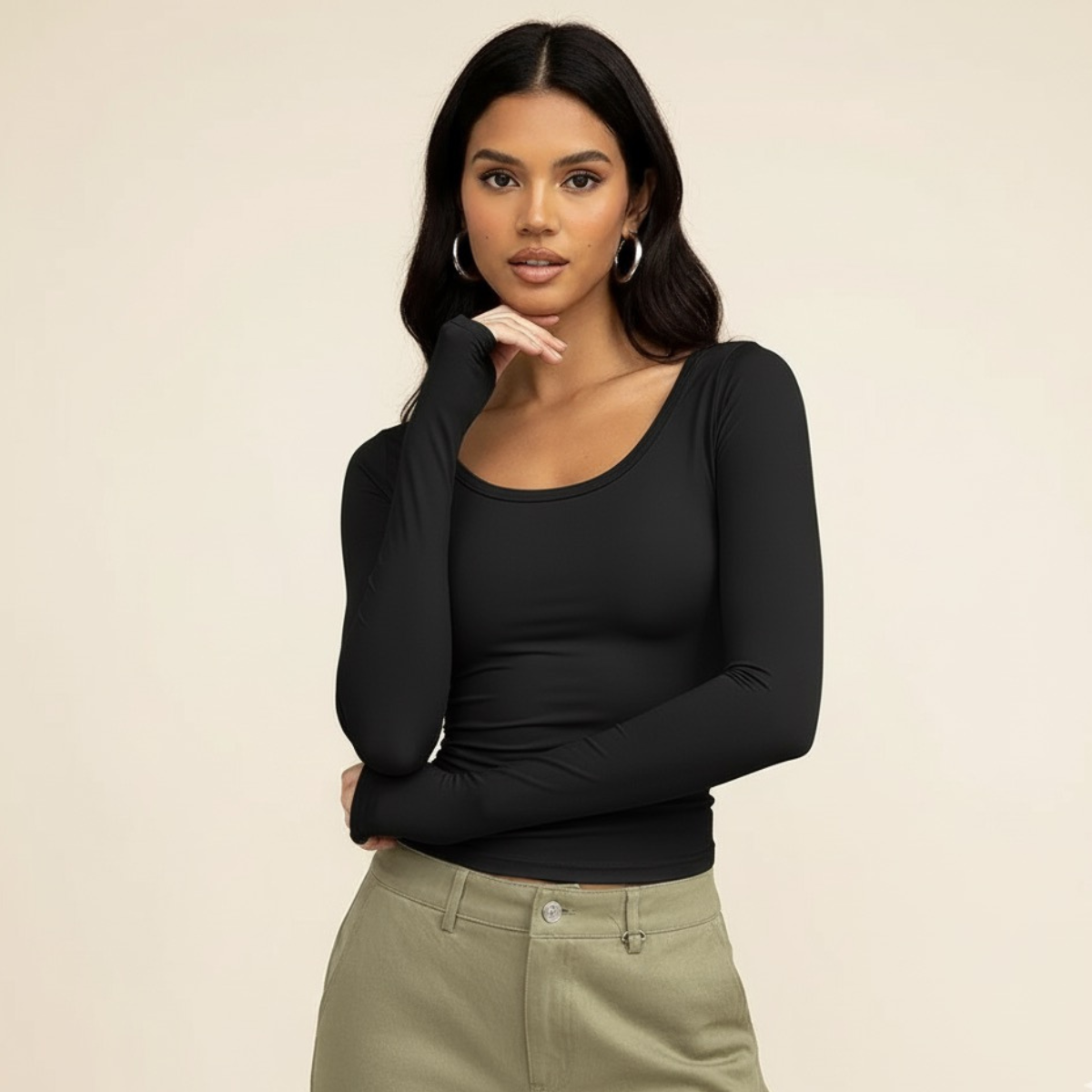 Slim Long-Sleeve Top