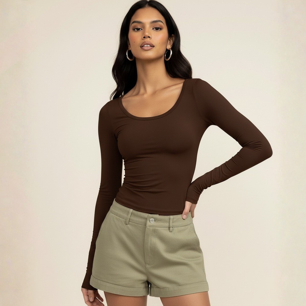 Slim Long-Sleeve Top