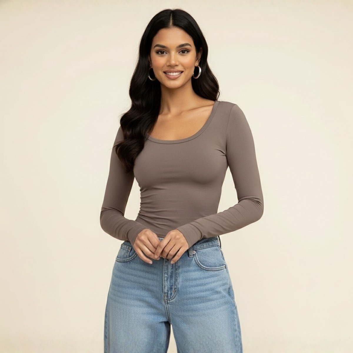 Slim Long-Sleeve Top